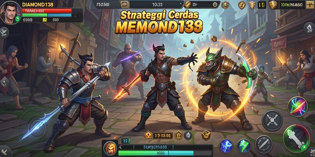 Tampilan gameplay yang mendebarkan dari DIAMOND138.