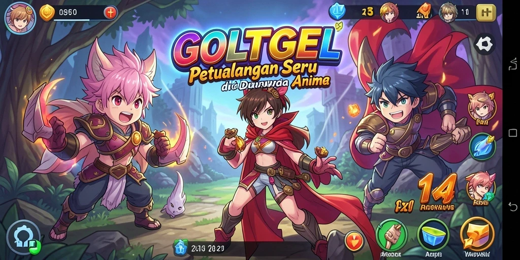 Tampilan menarik dari gameplay GOLTOGEL yang penuh petualangan Anime.