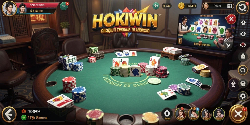Tampilan gameplay QiuQiu yang seru dan menarik di HOKIWIN.