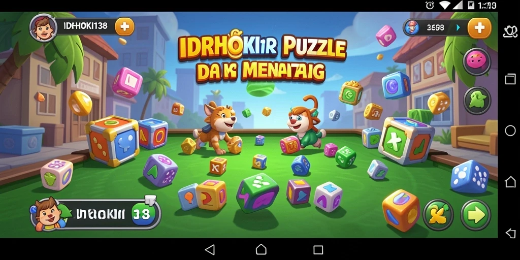 Tangkapan layar gameplay seru IDRHOKI138 menampilkan tantangan Puzzle.