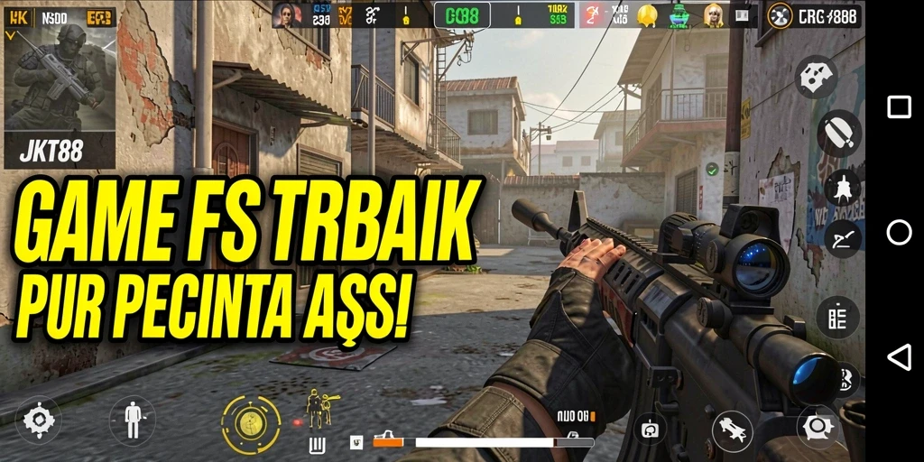 Gameplay JKT88 yang seru dan kompetitif dalam aksi FPS.