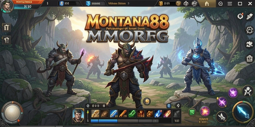 Tangkapan layar gameplay MONTANA88 yang menunjukkan aksi mendebarkan.