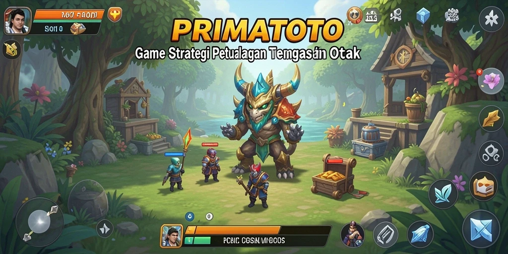 Tampilan gameplay PRIMATOTO yang mendebarkan dan mengasyikkan.
