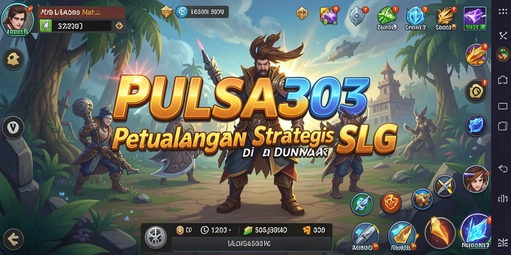 Tampilan layar permainan PULSA303 dengan aksi pertempuran SLG yang intens.