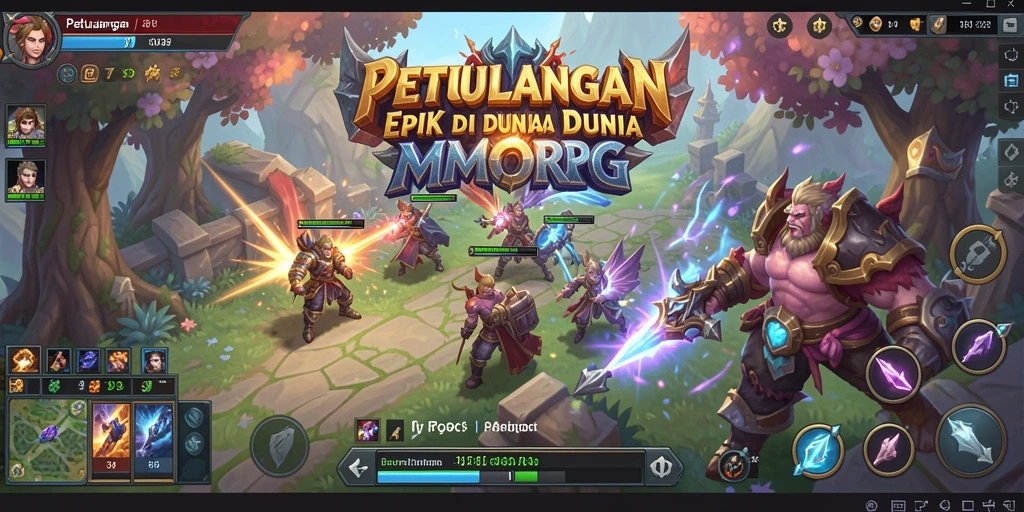 Screenshot gameplay RPOK yang menampilkan aksi pertarungan menarik.
