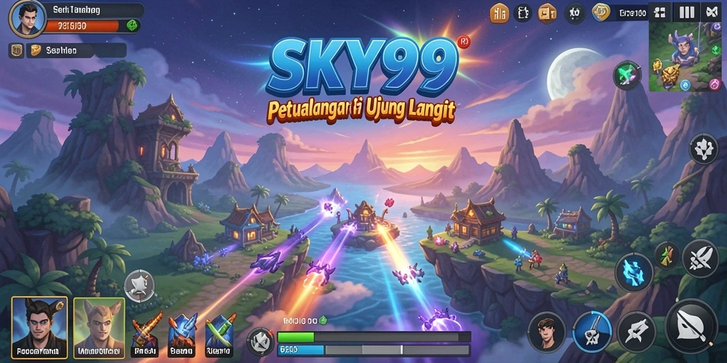 Gameplay <strong>SKY99</strong> yang penuh dengan eksplorasi dan tantangan menarik.