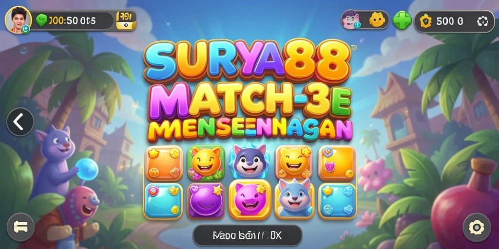 Tampilan menarik dari gameplay SURYA88 yang seru dan penuh warna.