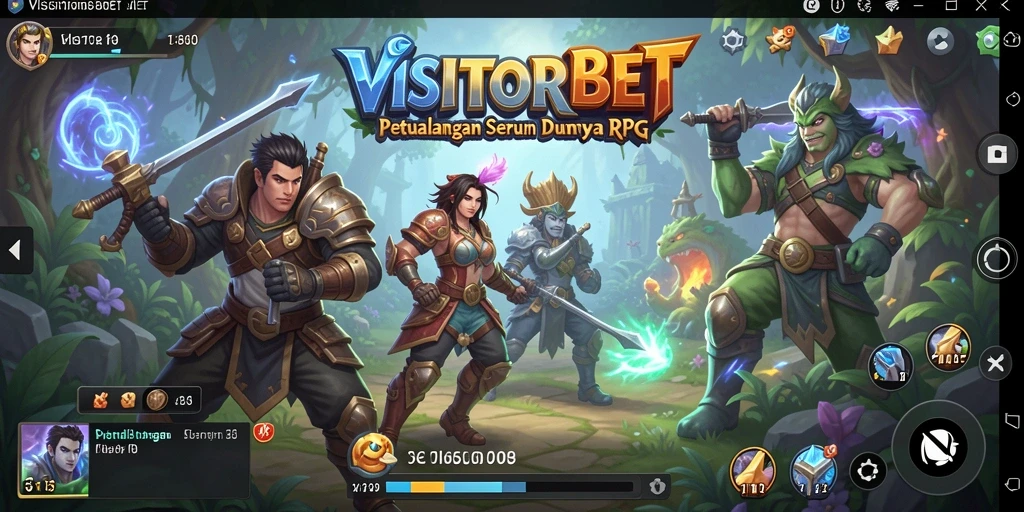 Tampilan gameplay menarik dari VISITORBET dengan berbagai aksi RPG.